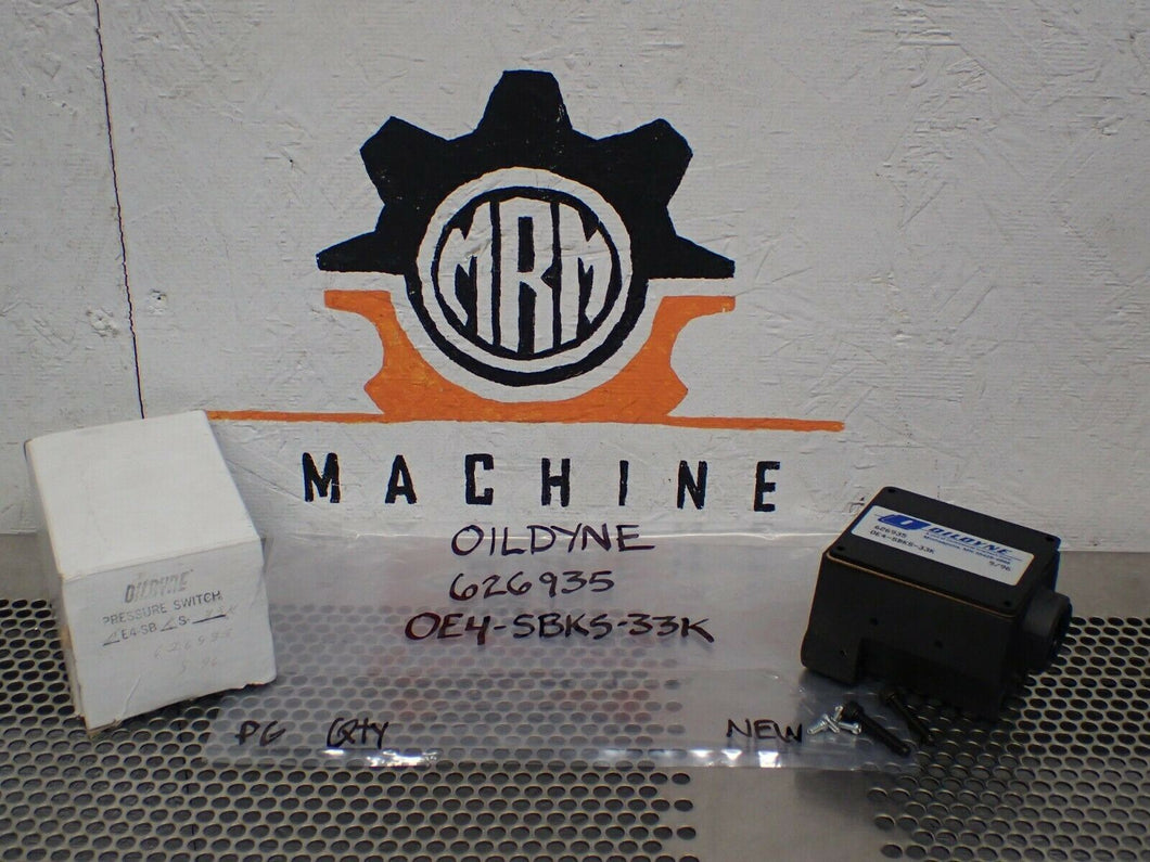 OILDYNE 626935 0E4-SBKS-33K Pressure Switch New In Box See All Pictures