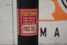 Load image into Gallery viewer, Fusetron FRS35 Dual Element Time Delay Fuses 35A 600V New Old Stock (Lot of 3)
