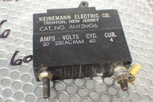 Load image into Gallery viewer, Heinemann AM12MG6 Circuit Breaker 20A 250V 60Cy Used With Warranty
