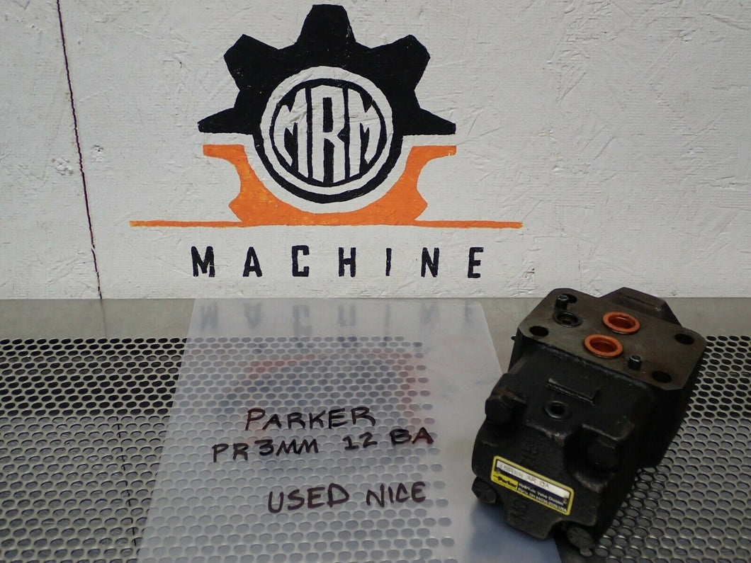 Parker PR3MM 12BA Pressure Control Valve Used With Warranty See All Pictures