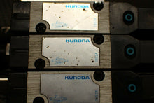 Load image into Gallery viewer, KURODA 19S24 Solenoid Valves AC100/115V W/ Manifold Used W/ Warranty (Lot of 3)
