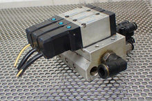 Load image into Gallery viewer, KURODA 19S24 Solenoid Valves AC100/115V W/ Manifold Used W/ Warranty (Lot of 3)
