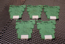 Load image into Gallery viewer, Phoenix Contact PLC-BSC-24DC/21 2966016 W/ 2961121 Relays Used (Lot of 5)
