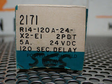 Load image into Gallery viewer, Potter &amp; Brumfield R14-120A-24-X2-E1 Relay 24VDC 120Sec Delay New Old Stock
