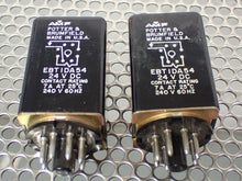 Load image into Gallery viewer, Potter &amp; Brumfield EBT1DA54 24VDC Relay 8 Pin Used With Warranty (Lot of 2)
