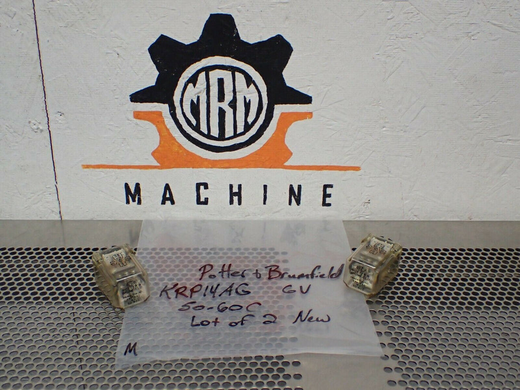Potter & Brumfield KRP14AG 6V 50-60C Relays 11Pin New Old Stock (Lot of 2)