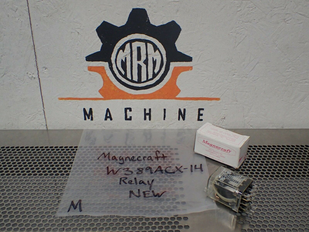 Magnecraft W389ACX-14 Relay 120VAC 50/60Hz New In Box See All Pictures