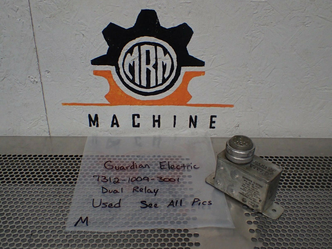 Guardian Electric 7312-1009-3001 Dual Relay Used With Warranty See All Pictures