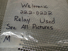 Load image into Gallery viewer, Weltronic 222-0222 Relay Used With Warranty See All Pictures
