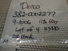 Load image into Gallery viewer, DECCO 382-0002277 9-1006 115V 60Cy Coils Used With Warranty (Lot of 4)
