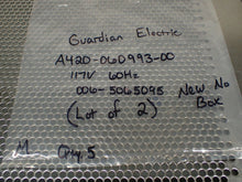 Load image into Gallery viewer, Guardian Electric A420-060993-00 117V 60Hz 006-5065095 Coils New No Box Lot of 2

