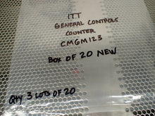Load image into Gallery viewer, ITT General Controls CM6M123 Counter Mechanism New In Box (Lot of 20 Counters)

