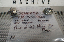 Load image into Gallery viewer, SCHRACK RN 335 024 Relays 5A 250V 24V 50/60Cy 86Ohms New No Box (Lot of 2)
