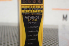 Load image into Gallery viewer, Keyence SC-S11 Safety Control 24VDC Used With Warranty Nice Shape
