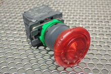 Load image into Gallery viewer, Schneider Electric Red Push Button W/ ZBE-102 Contact Blocks Used With Warranty
