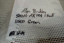 Load image into Gallery viewer, Allen Bradley 800H-AR101 Ser F Pushbutton Green W/ 800T-XD1 Ser D Contact Used
