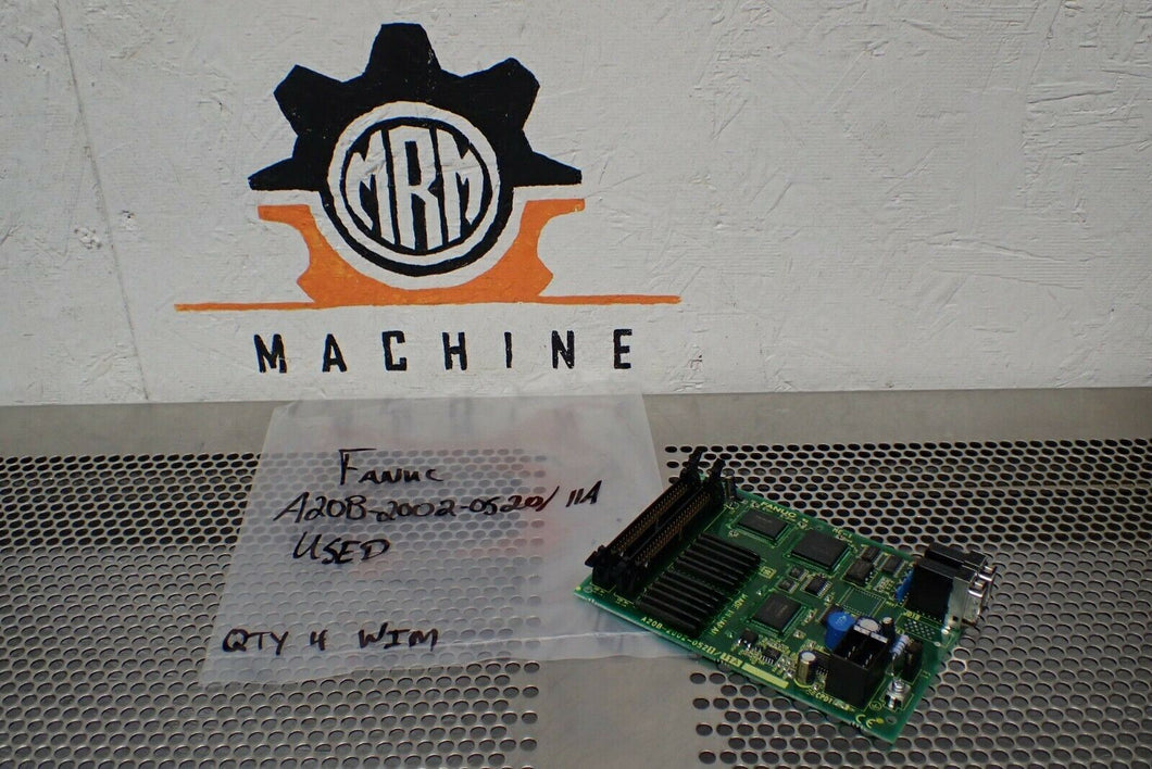 Fanuc A20B-2002-0520/11A Drive Circuit Board Used With Warranty See All Pictures