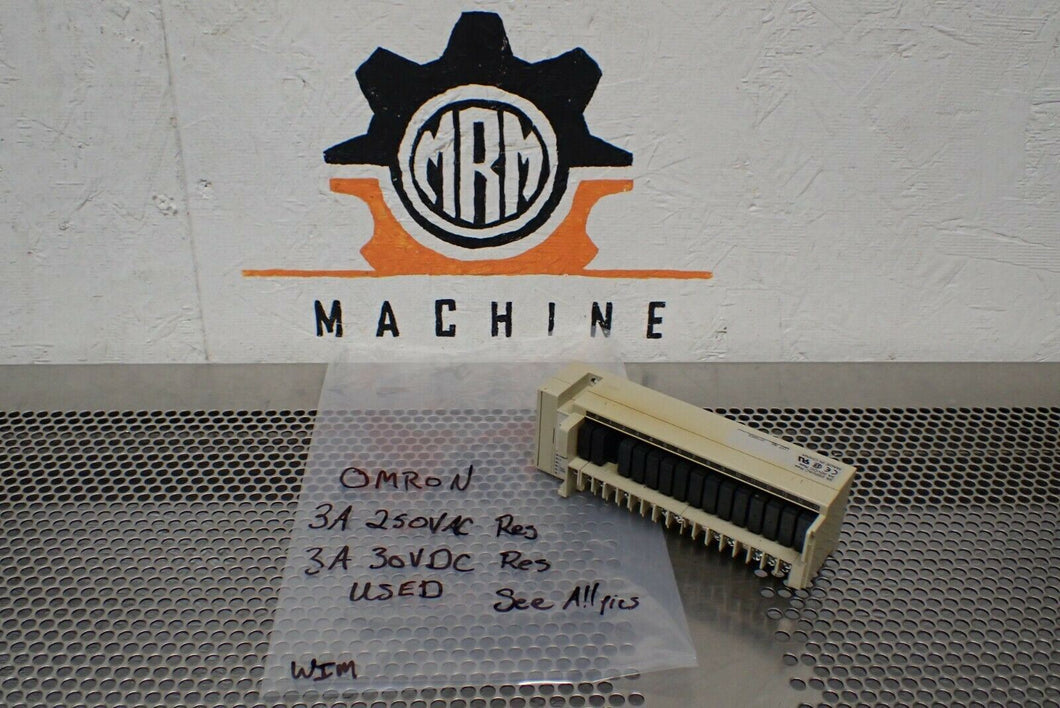 Omron (13) G6D Terminal Relays & Base 3A 250VAC 3A 30VDC Used With Warranty - MRM Machine