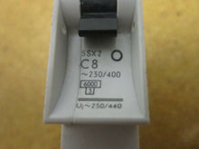 Load image into Gallery viewer, Siemens 5SX2 C8 Circuit Breaker 230/400 Single Pole 8A Used
