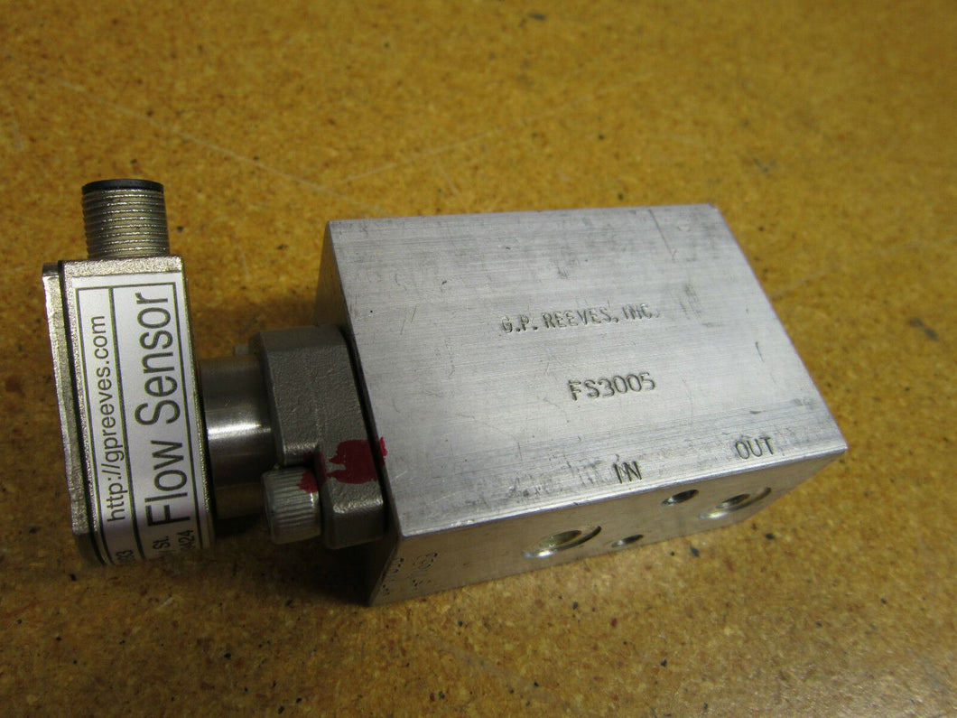 GP Reeves Inc FS3005 Flow Sensor