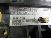 Load image into Gallery viewer, Allen Bradley 1494V-DS30 Ser A DISCONNECT SWITCH 30AMP 600VAC 250VDC MAX
