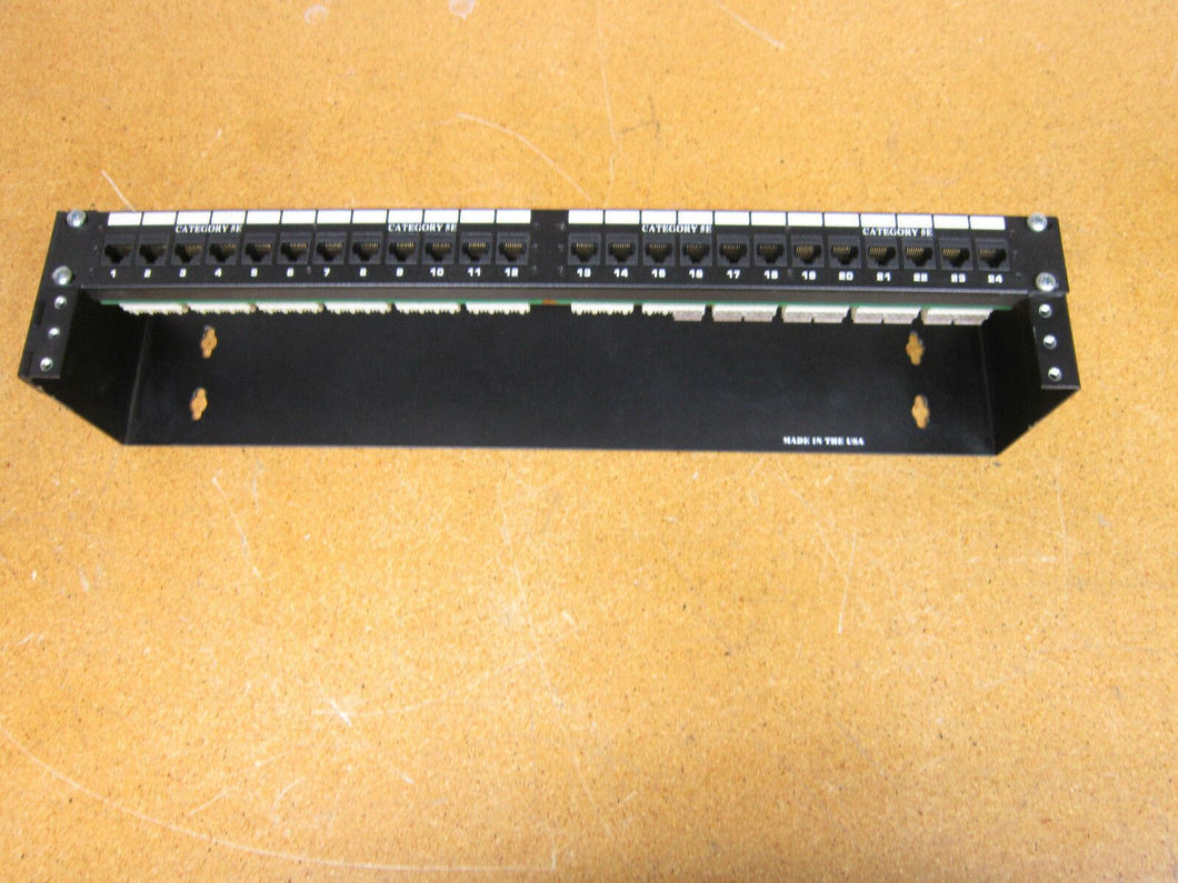 Category 5E Patch Panel 110 Style T568A/B 350MHz (Lot of 2)