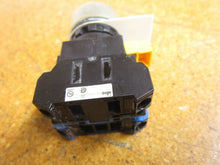 Load image into Gallery viewer, Idec HW1L-M1F10QD Contact Block With HW-DA1F Block With Pushbutton Blue Lens
