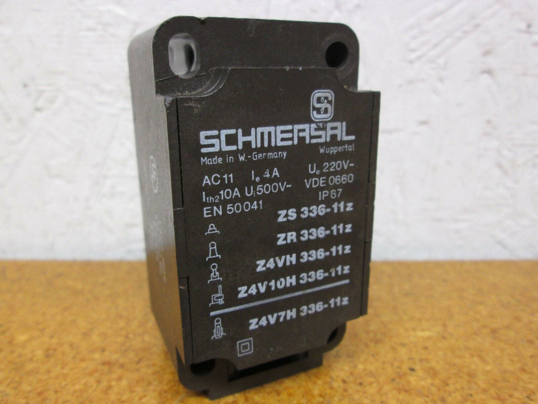Schmersal Z4V10H336-11z 10A 600VAC Limit Switch Body Only Used
