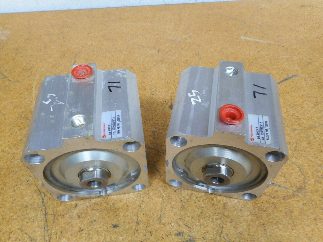 Norgren DC/92080/M/1.5 Pneumatic Cylinder 145PSI Used (Lot of 2)