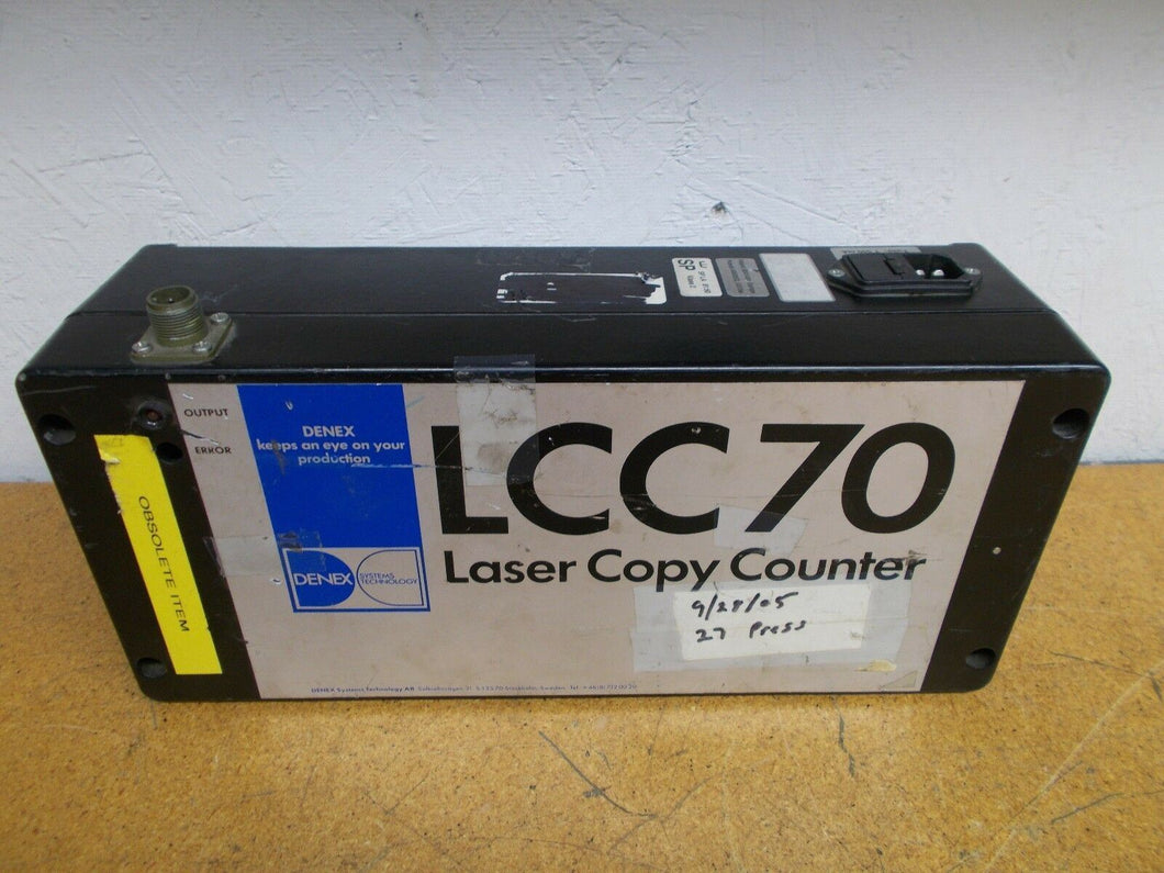 DENEX LCC70 Laser Copy Counter Used