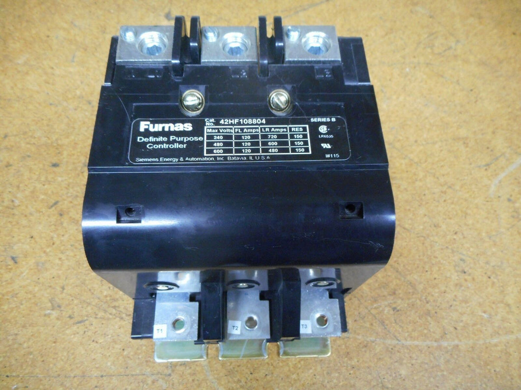 Furnas 42HF108804 Ser B Definite Purpose Controller W/ Coil 75D73251U 48VDC