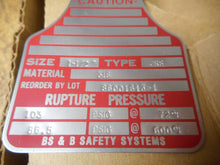 Load image into Gallery viewer, BS&amp;B Safety Systems 77-4001 RDI  Size 1-1/2 Type JRS Rupture Disk New
