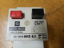 Load image into Gallery viewer, STARKSTROM GUMMERSBACH MKS 6.3 Manual Starter 4.0-6.3A Range Gently Used
