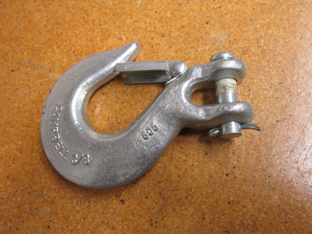 CAMPBELL 3/8 Sling Hook With Clevis Pin New Old Stock