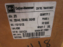 Load image into Gallery viewer, Cutler-Hammer C0075C2A TRANSFORMER 0.075KVA 50/60HZTYPE MTC NEW
