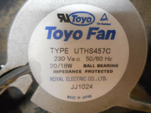 Load image into Gallery viewer, FANUC A05B-2350-C901 Fan Assembly Toyo Type UTHS457C 230VAC 50/60Hz 20/18W
