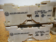 Load image into Gallery viewer, Allen Bradley 700-HN101 Ser A 10A 300V (4)Relay Sockets 11 Pin Used W/ Warranty
