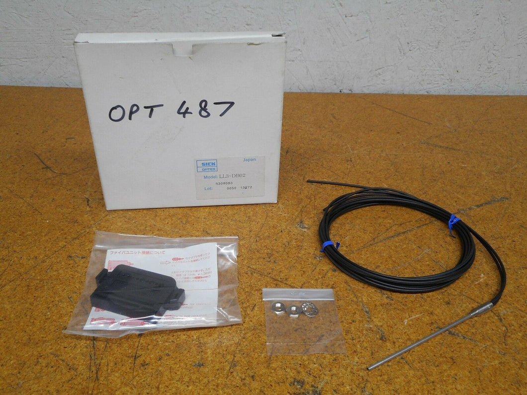 Sick LL3-DB02 5308083 Fiber Optic Cable New In Box