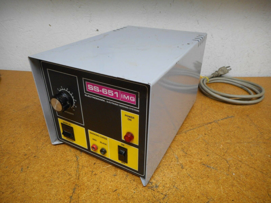 Electromark SS-651 Electronic Marking Unit Used With Warranty