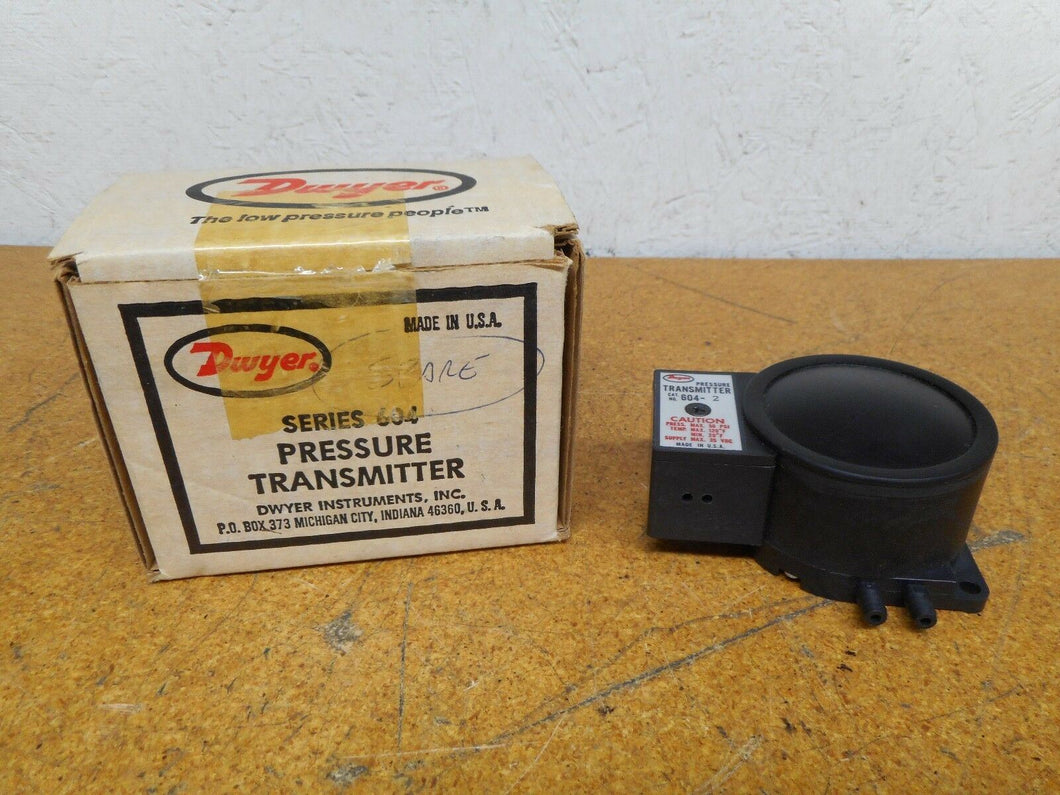 Dwyer 604-2 Series 604 Pressure Transmitter 50PSI New In Box
