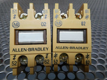 Load image into Gallery viewer, Allen Bradley 195-FA02 Ser A (2) Auxiliary Contact Blocks 10A 600V New Old Stock
