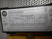 Load image into Gallery viewer, Allen Bradley 194R-HS4E Ser A Operating Handle &amp; 194R-NJ030P3 Disconnect Switch
