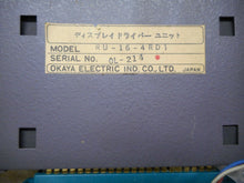 Load image into Gallery viewer, OKAYA Electric RU-16-4RD1 Plasma Display Unit Used With Warranty - MRM Machine
