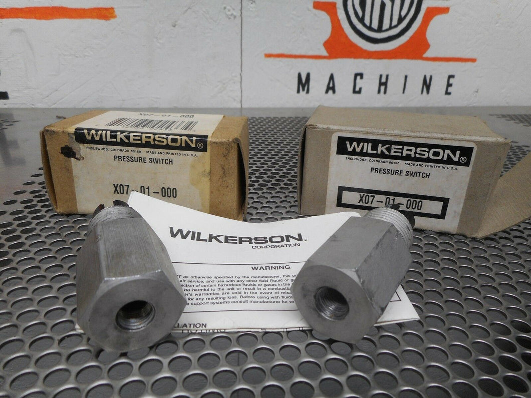 Wilkerson X07-01-000 Pressure Switch New (Lot of 2)