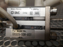 Load image into Gallery viewer, SMC CDQSD16-10DM-A93V (2) Cylinders 1.0MPa (4) D-A93V Reed Switches AS1301F
