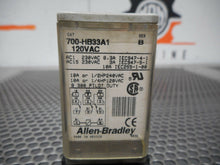 Load image into Gallery viewer, Allen Bradley 700-HB33A1 Ser B Relay 120VAC &amp; 29513 Relay Base Used W/ Warranty
