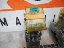 Load image into Gallery viewer, Idec RU2S-D24 24VDC Relays 10A 250VAC 30VDC &amp; SM2S-05 Relay Bases (Lot of 2)
