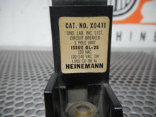 Load image into Gallery viewer, HEINEMANN X0411 15A Issue GL-25 Circuit Breaker 1P 120/240VAC Used With Warranty
