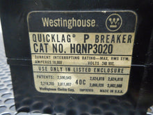 Load image into Gallery viewer, Westinghouse HQNP3020 Quicklag Circuit Breaker 20A 3Pole 240VAC Used Warranty
