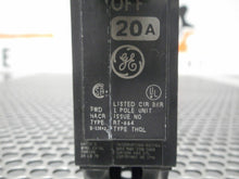 Load image into Gallery viewer, General Electric Type THQL 20A RT-644 Circuit Breakers 1P 120/240VAC (Lot of 2)
